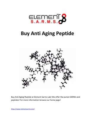 Buy Anti Aging Peptide