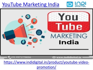 Get the best YouTube Marketing in India