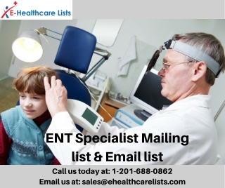 ENT Specialist Mailing List | ENT Specialist Email List in USA