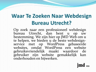 Wilt U Een Webdesign Bureau Utrecht Inhuren?