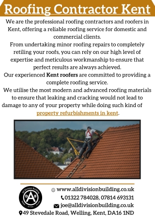 Roofing Contractor Kent