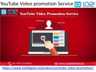 Who is providing the best YouTube Video promotion Service