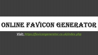 Online favicon generator