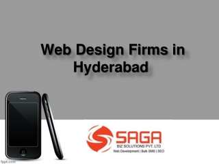 Web Design Firms in Hyderabad, Web Development in Hyderabad – Saga Biz Solutions