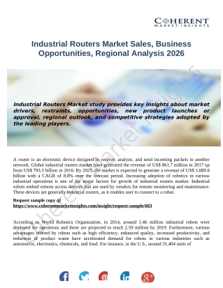 Industrial Routers Market Market to Set Explosive Growth Till 2026