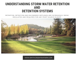 understanding stormwater retention & detention systems -Smith creek