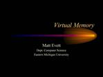 Virtual Memory