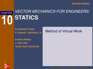 Method of Virtual Work