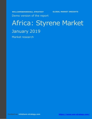 WMStrategy Demo Africa Styrene Market January 2019