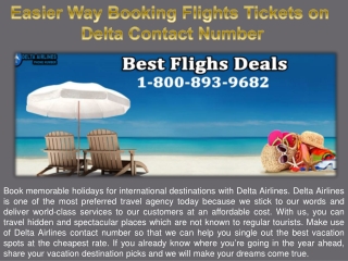Easier Way Booking Flights Tickets on Delta Contact Number