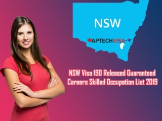 NSW Visa 190 Released Guaranteed Careers Skilled Occupation List 2019
