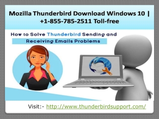 Mozilla Thunderbird Download Windows 10 | 1-855-785-2511 Toll-free