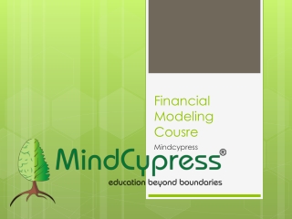 New )-Financial modeling course {MindCypress} Selling Businesses Analyst