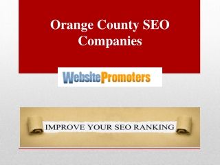Orange County SEO Companies- Websitepromoters