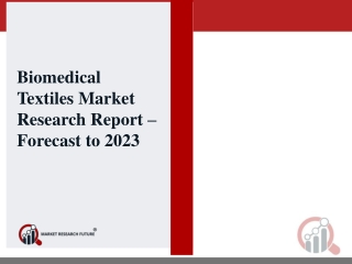 Biomedical Textiles Market Size 2019 – Huge Growth Opportunities & Expansion till 2023