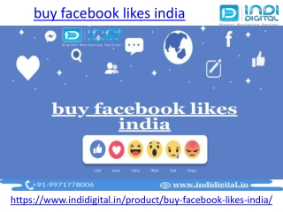 How to buy real facebook likes in india