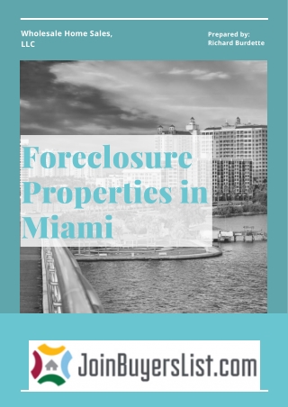 Miami Foreclosures | Search 1000's Of Properties‎