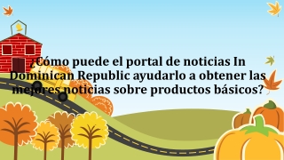 ¿Cómo puede el portal de noticias InDominican Republic ayudarlo a obtener las mejores noticias sobre productos básicos?