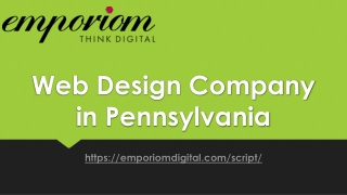 Web Design Company in Pennsylvania-Emporiomdigital