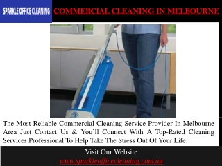 Commercial Cleaning In Melbourne