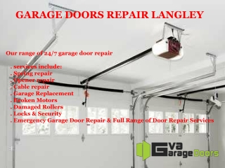 Garage Door Company Langley
