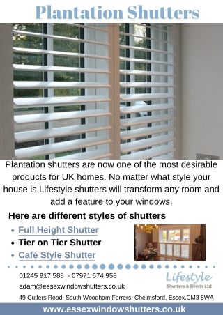 Plantation Shutters