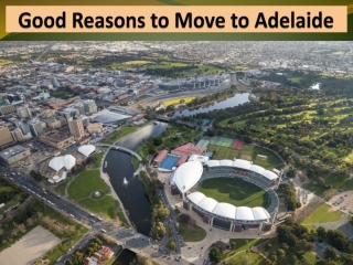 Top Reasons to Move to Adelaide