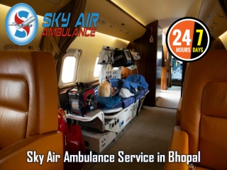 Pick Air Ambulance in Bhopal with Up-To-Date Medical Tool
