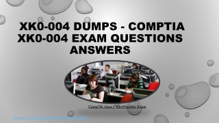 Certsout CompTIA XK0-004 Exam Dumps 2019