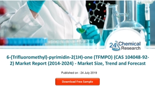 6-(Trifluoromethyl)-pyrimidin-2(1H)-one (TFMPO) (CAS 104048-92-2) Market Report (2014-2024) - Market Size, Share, Price,