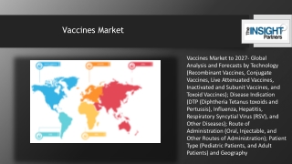 Vaccines Market to Reach US$ 64,538.4 Mn by 2027