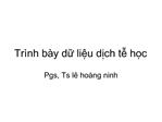 Tr nh b y d liu dch t hc