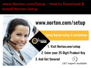 www.Norton.com/Setup – How to Download & Install Norton Setup
