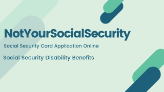 Social Security Card Application Online| Discover Your Disability Benefits