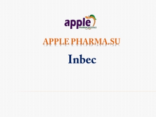 Купить inbec цена лекарства - applepharma.su