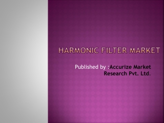 Global Harmonic Filter Market is Estimated to Reach $1.4 Billion by 2025