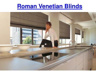 Roman Venetian Blinds