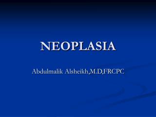 NEOPLASIA