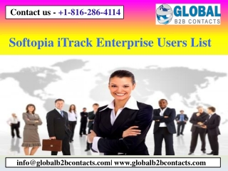 Softopia iTrack Enterprise Users List