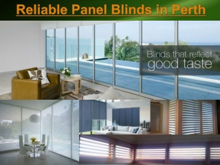 Reliable Panel Blinds in Perth