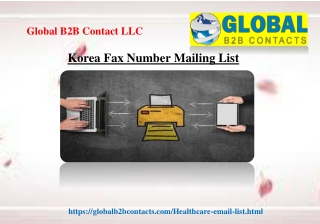 Korea Fax Number Mailing List