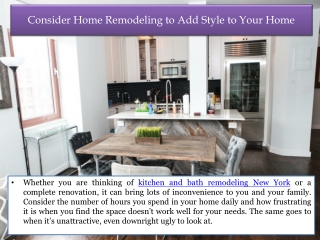 Consider Home Remodeling to Add Style to Your Home