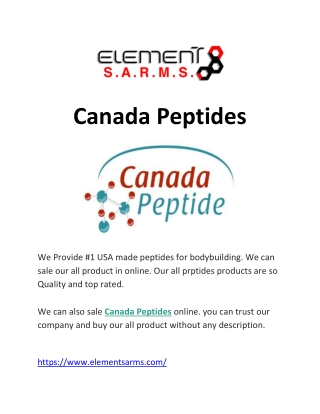 Canada Peptides