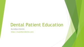 Dental Patient Education