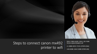 Steps to setup canon mx492 printer setup