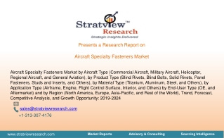 Aircraft Specialty Fasteners Market | Trends & Forecast