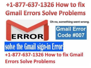 How to fix Gmail Errors Solve Problems
