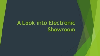 Electronic Showroom