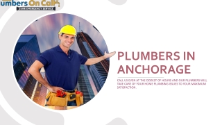 Plumbers in Anchorage-PPT
