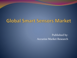Global Smart Sensors Market